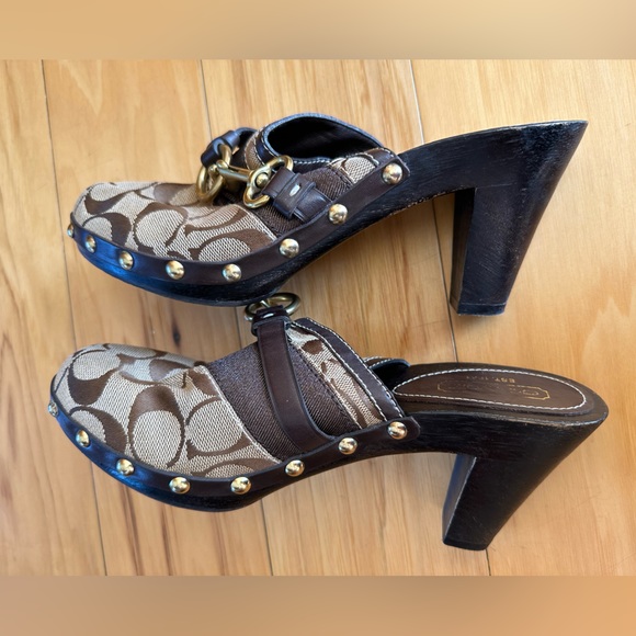 COACH SUTTON MULES/CLOGS - Picture 9 of 13